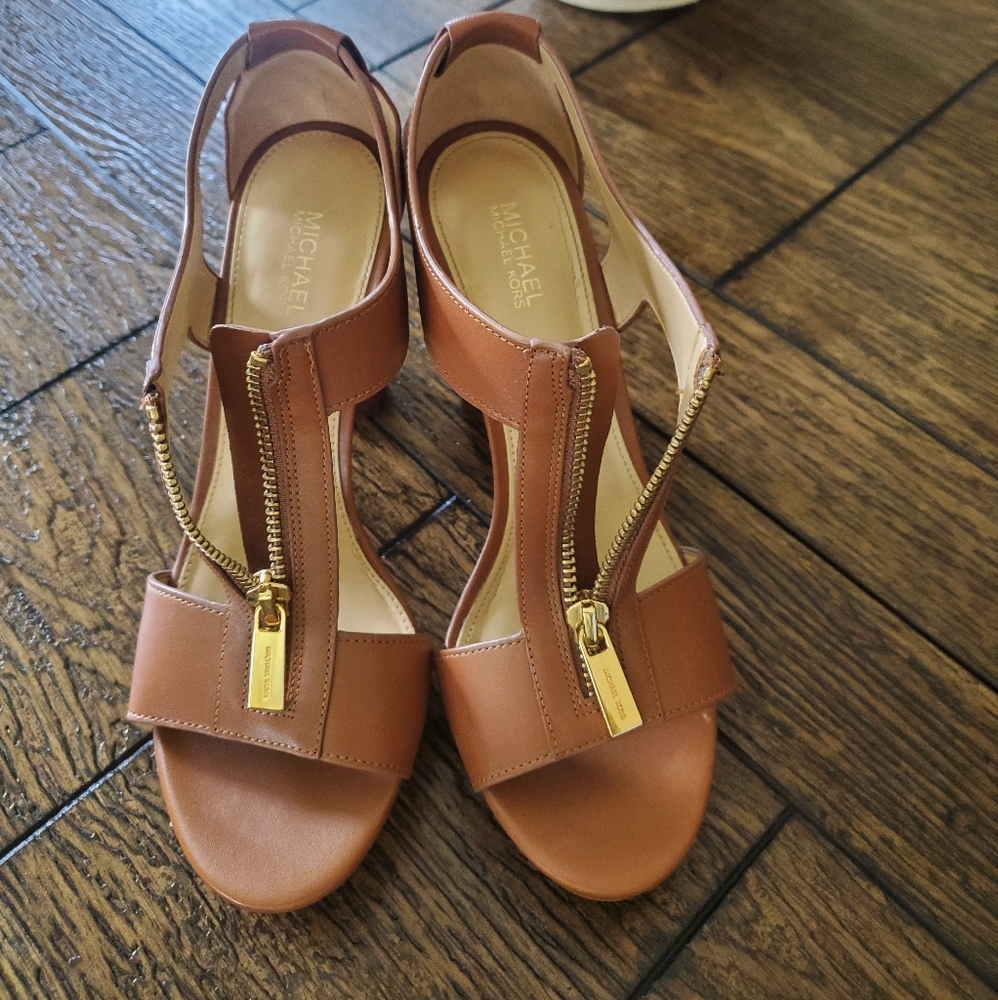 MICHAEL kors brown sandals